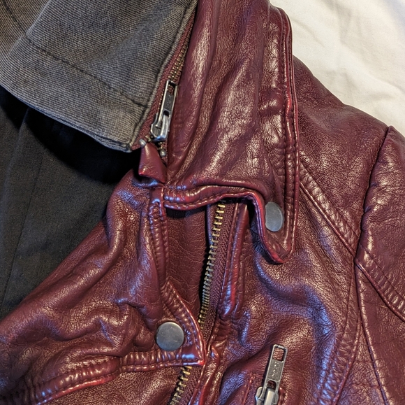 Free People Faux Leather Moto Jacket - Picture 12 of 12